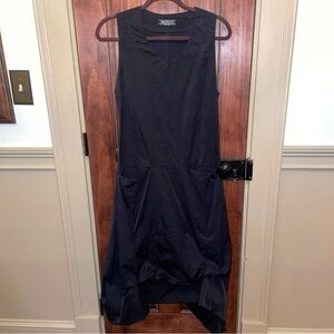 Transparente Black Label Parachute Balloon Dress Black Sleeveless 10-12